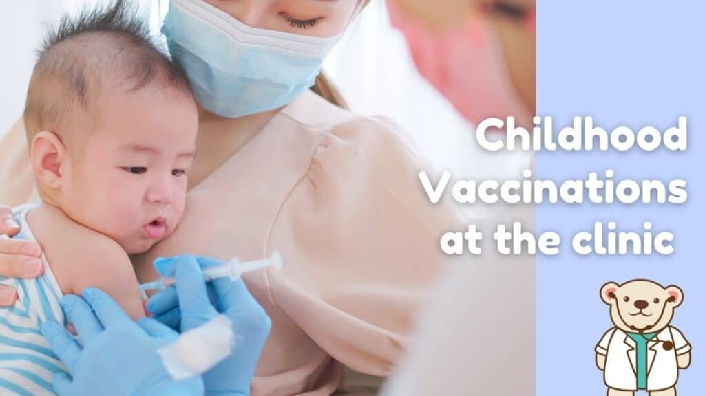 childhood vaccinations -  child specialist clinic
