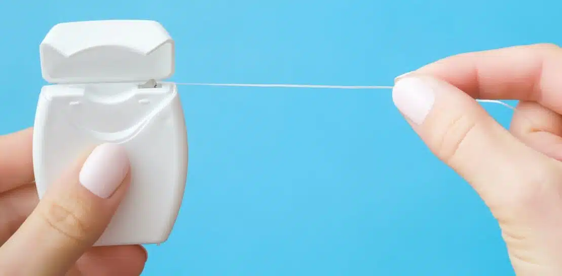 PENJAGAAN MULUT KANAK-KANAK 2 Benang gigi (String floss)