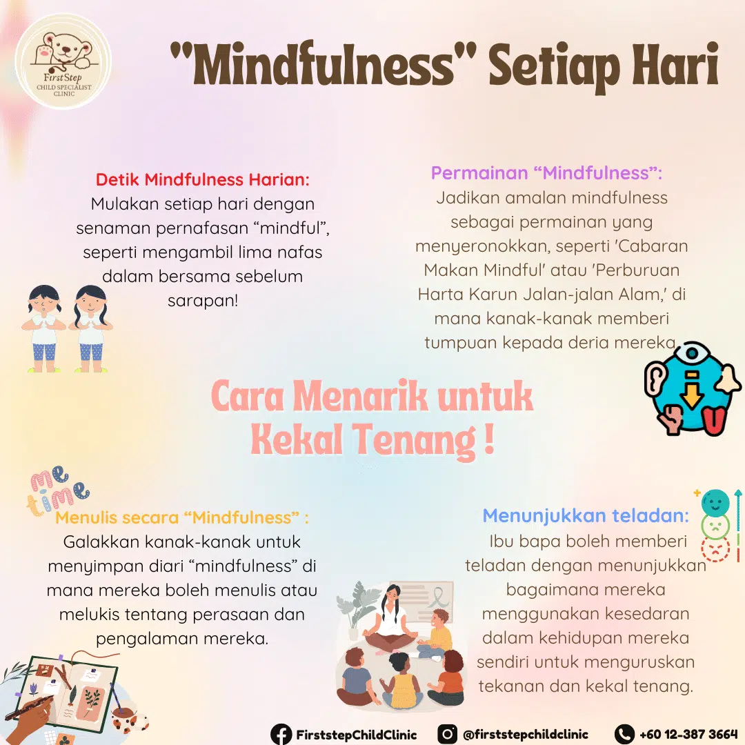 Sarapan untuk kanak-kanak 1 "Mindfulness" setiap hari