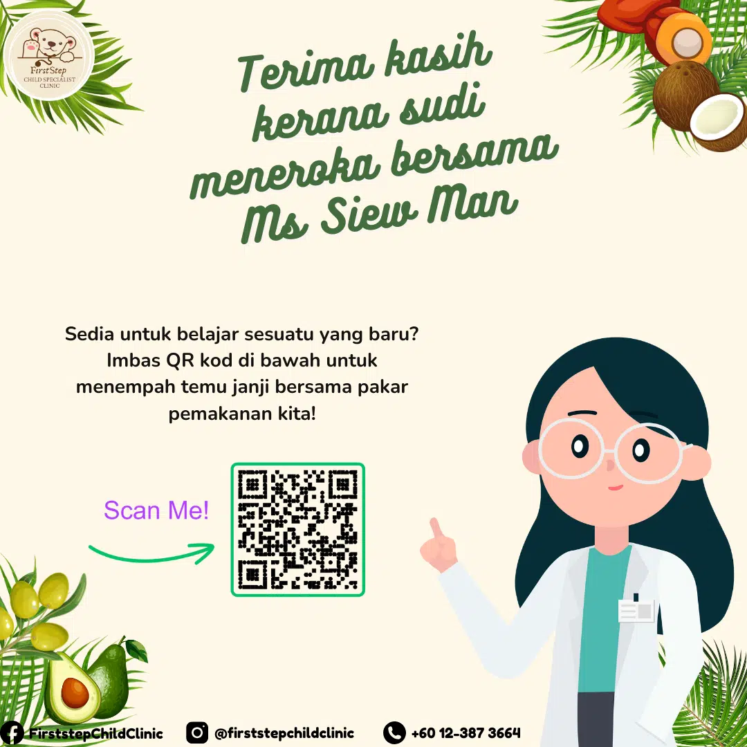 Pengendalian susu formula 2 Terima kasih kerana meneroka bersama Ms Siew Man