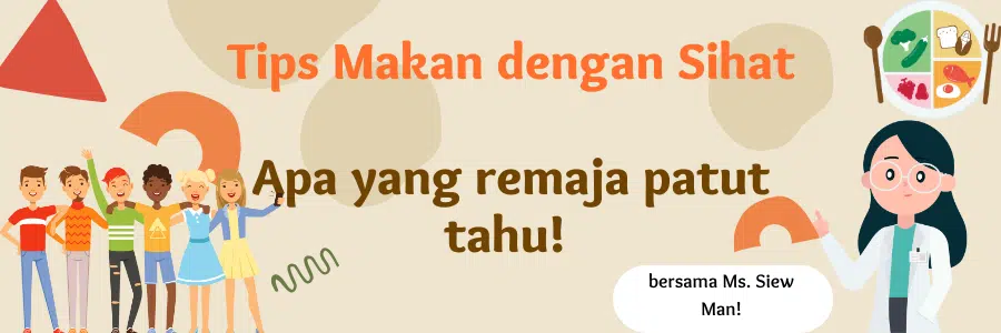 Tips makan dengan sihat bagi remaja