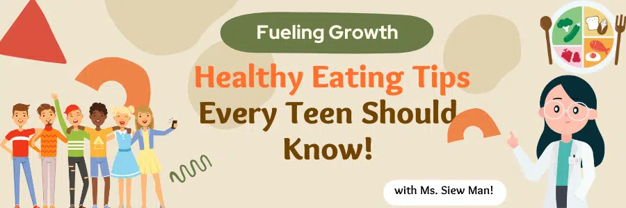 Healthy eating tips for teenager