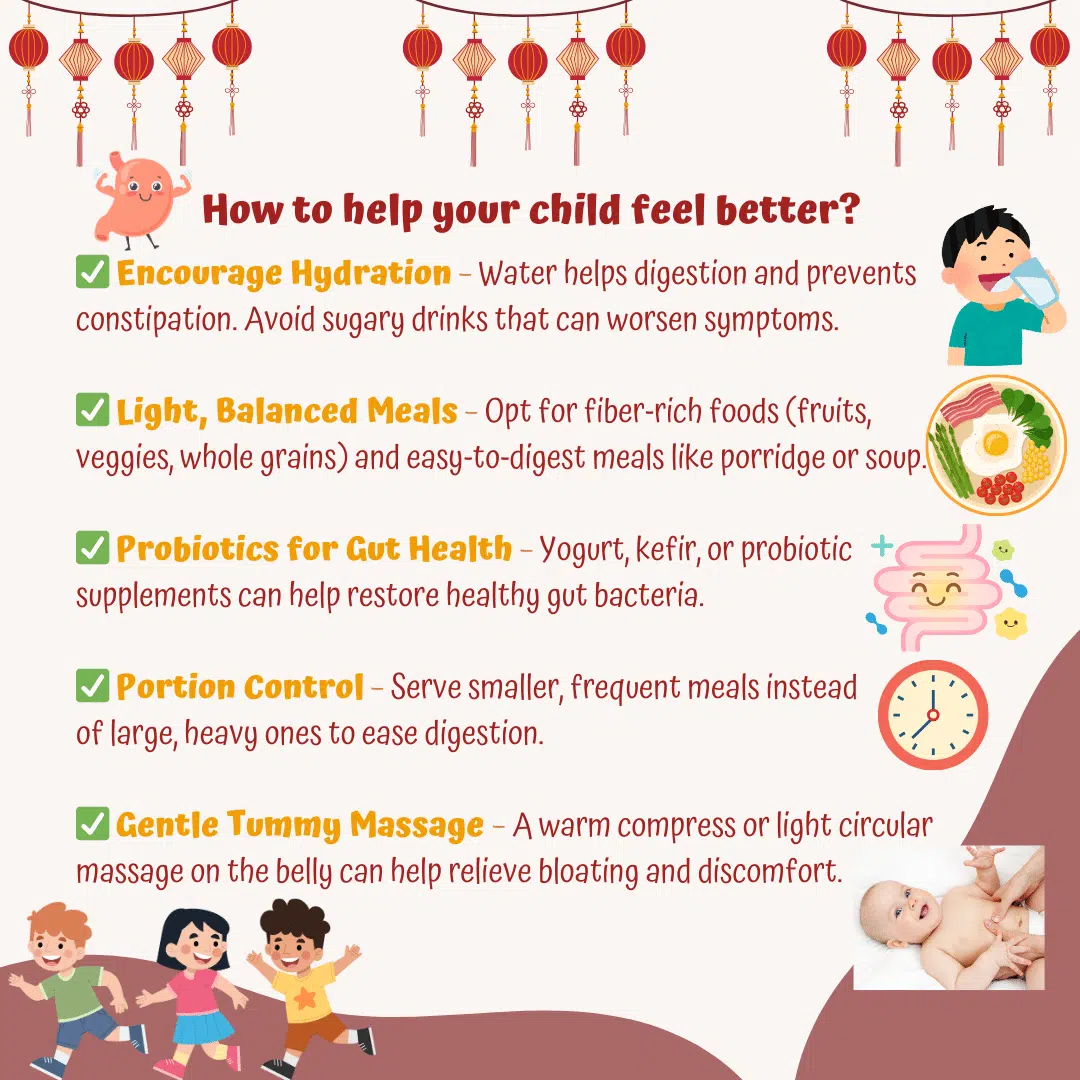 Post CNY Tummy Issues 3 how to make your child feels better