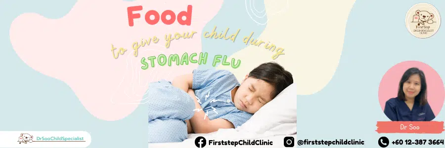 Food to give your baby during stomach flu