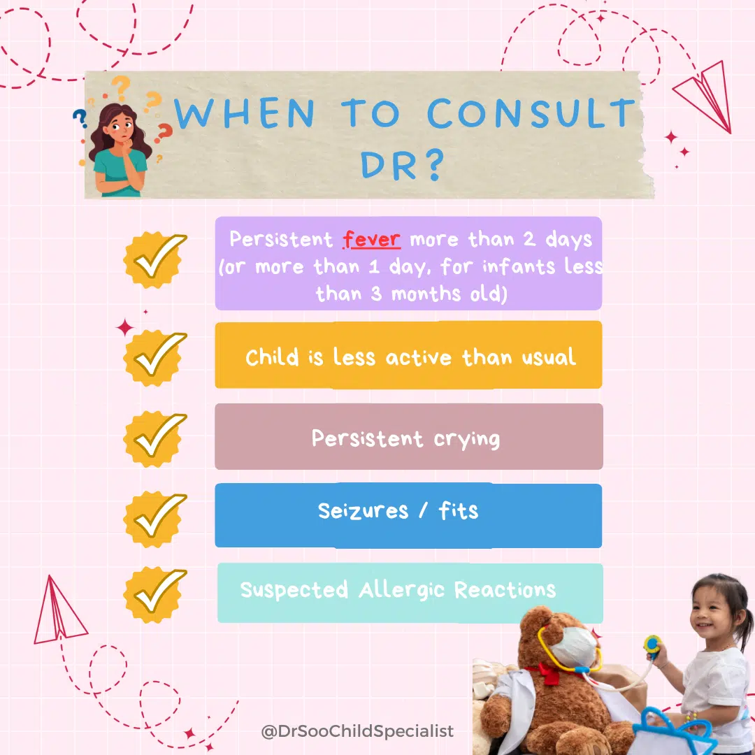 Dr Soo: Care Post-Vaccination 2 When to consult Dr?