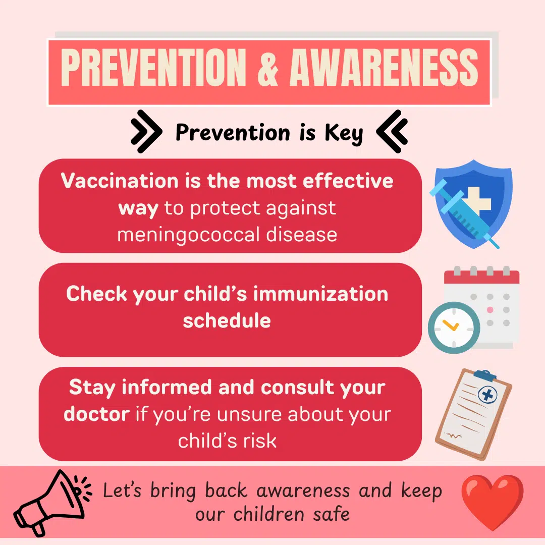 Meningococcal infection in children