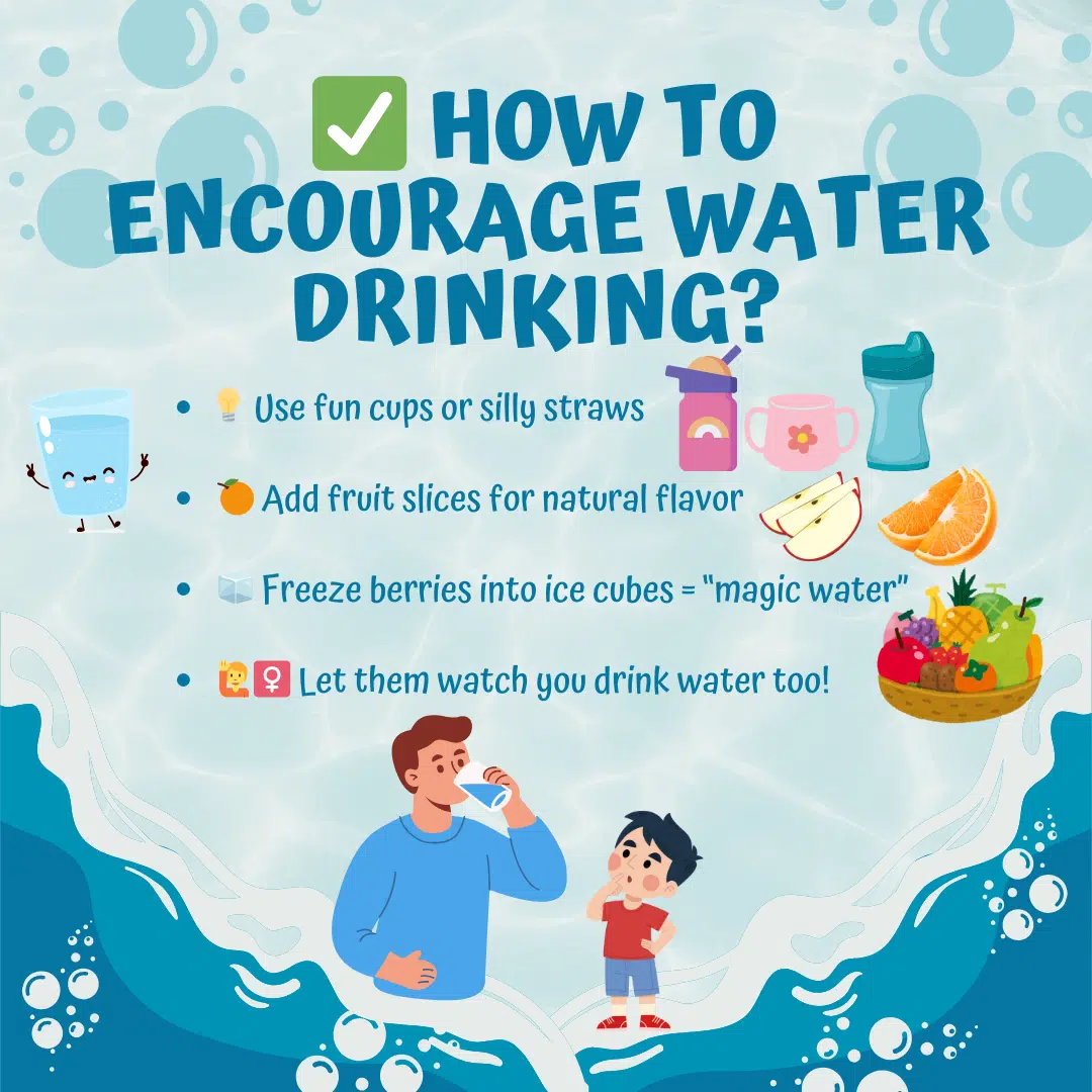 How to encourage water drinking
