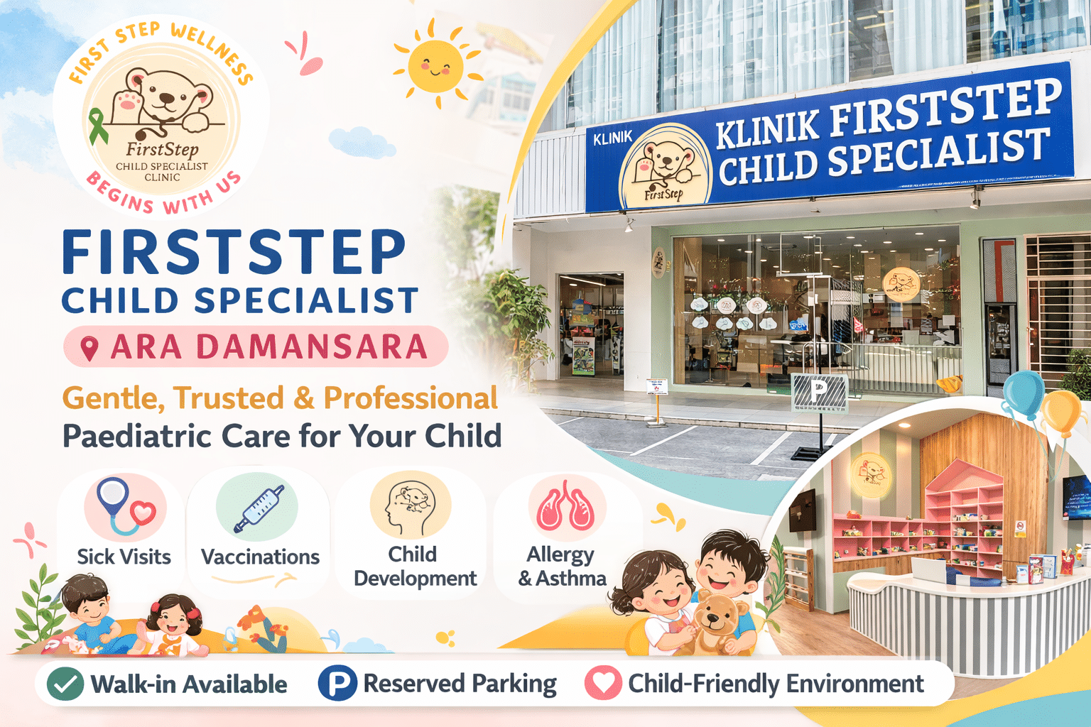 Firststep Child Specialist Clinic Ara Damansara