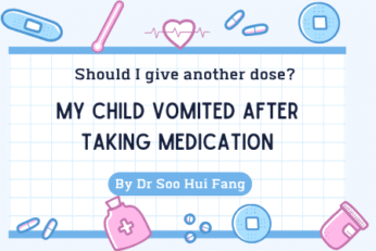 My Child Vomited After Taking Medicine.