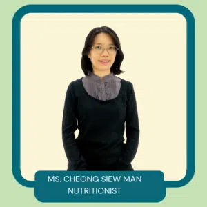 Ms. Cheong Siew Man 1 Ms. Cheong nutritionist